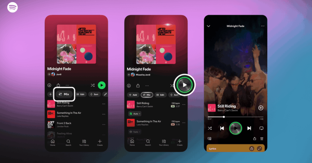 Spotify’s new track mixing tool adds DJ features to your playlists