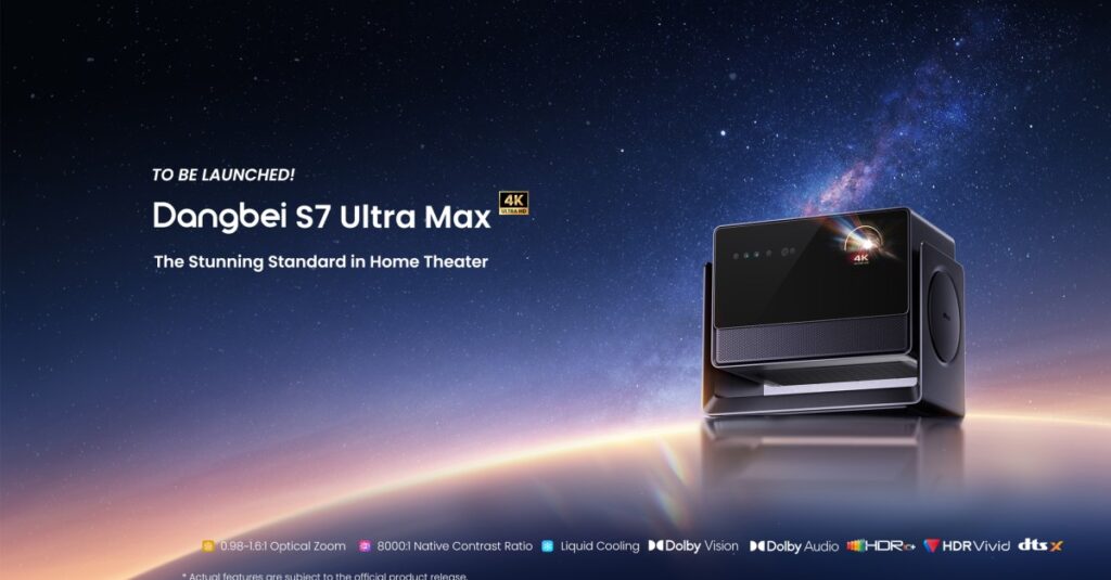 This liquid-cooled projector promises an incredibly bright 6,200 lumen image